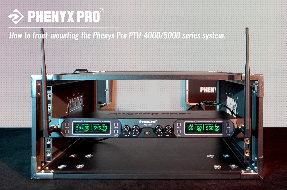 Guide to rack mount the Phenyx Pro PTU-4000/5000 series system
