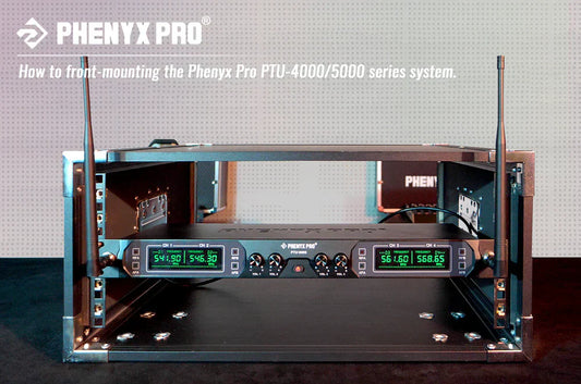Guide to rack mount the Phenyx Pro PTU-4000/5000 series system