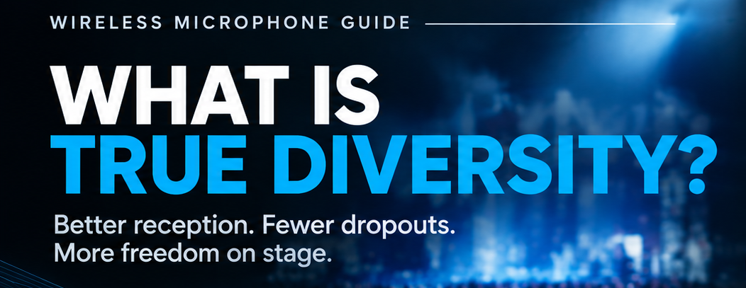 What Is True Diversity Wireless Microphone Technology?