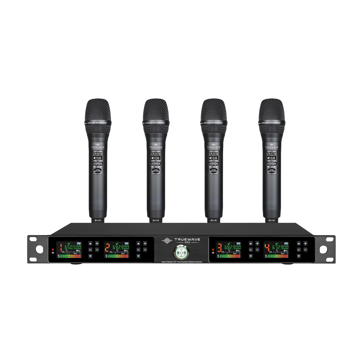 TrueWave Pro AIR-B4 4-channel UHF wireless microphone system