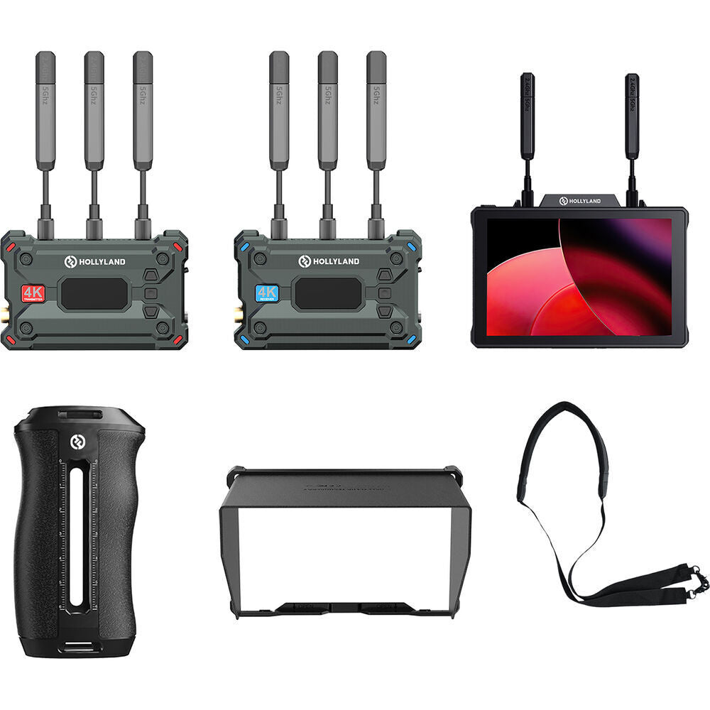 Hollyland Pyro S + Pyro 7 Monitor Video Transmission Monitoring Kit