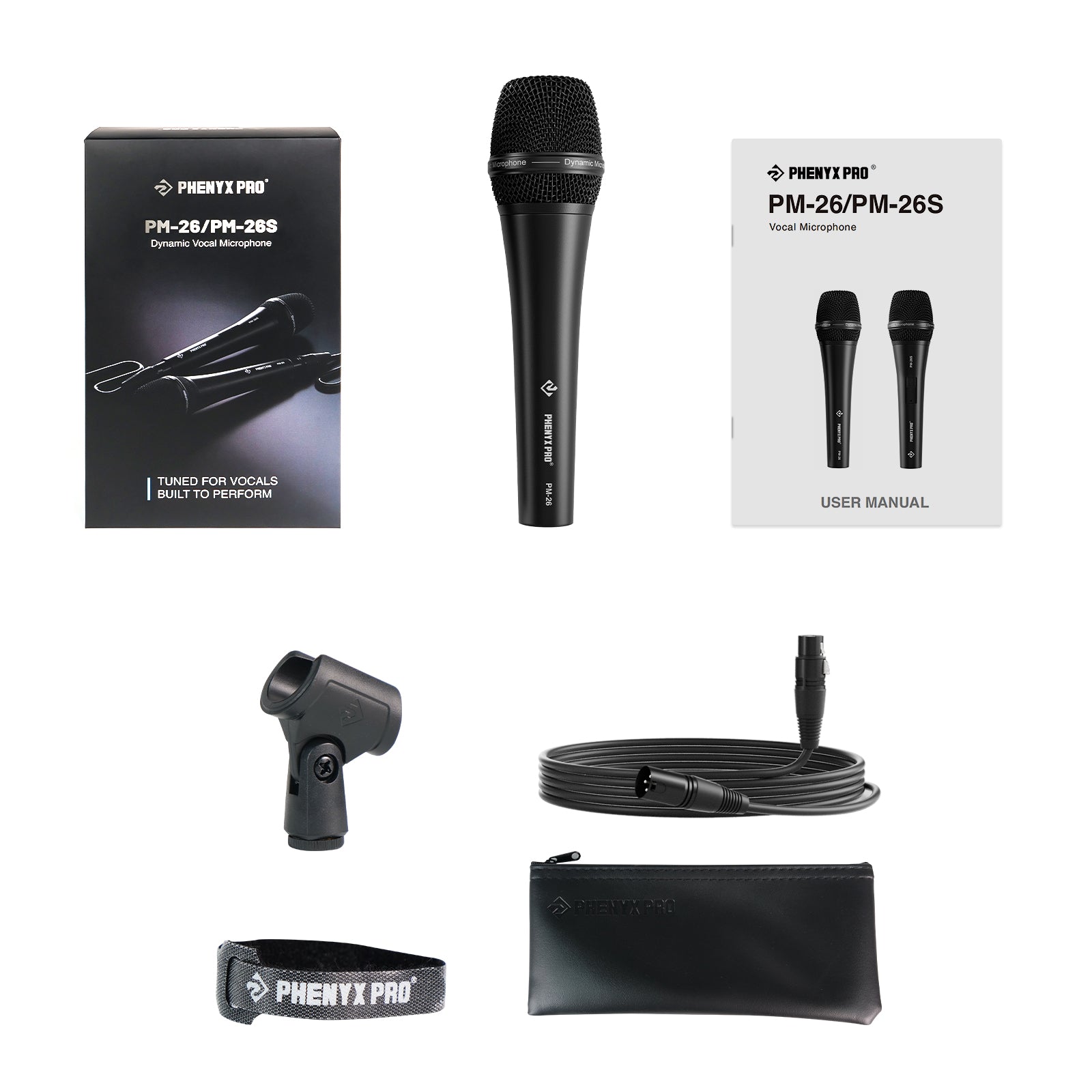 PM-26 | Wired Dynamic Supercardioid Vocal Microphone, , MSM AV - Authorised Dealer Australia at MSMAV
