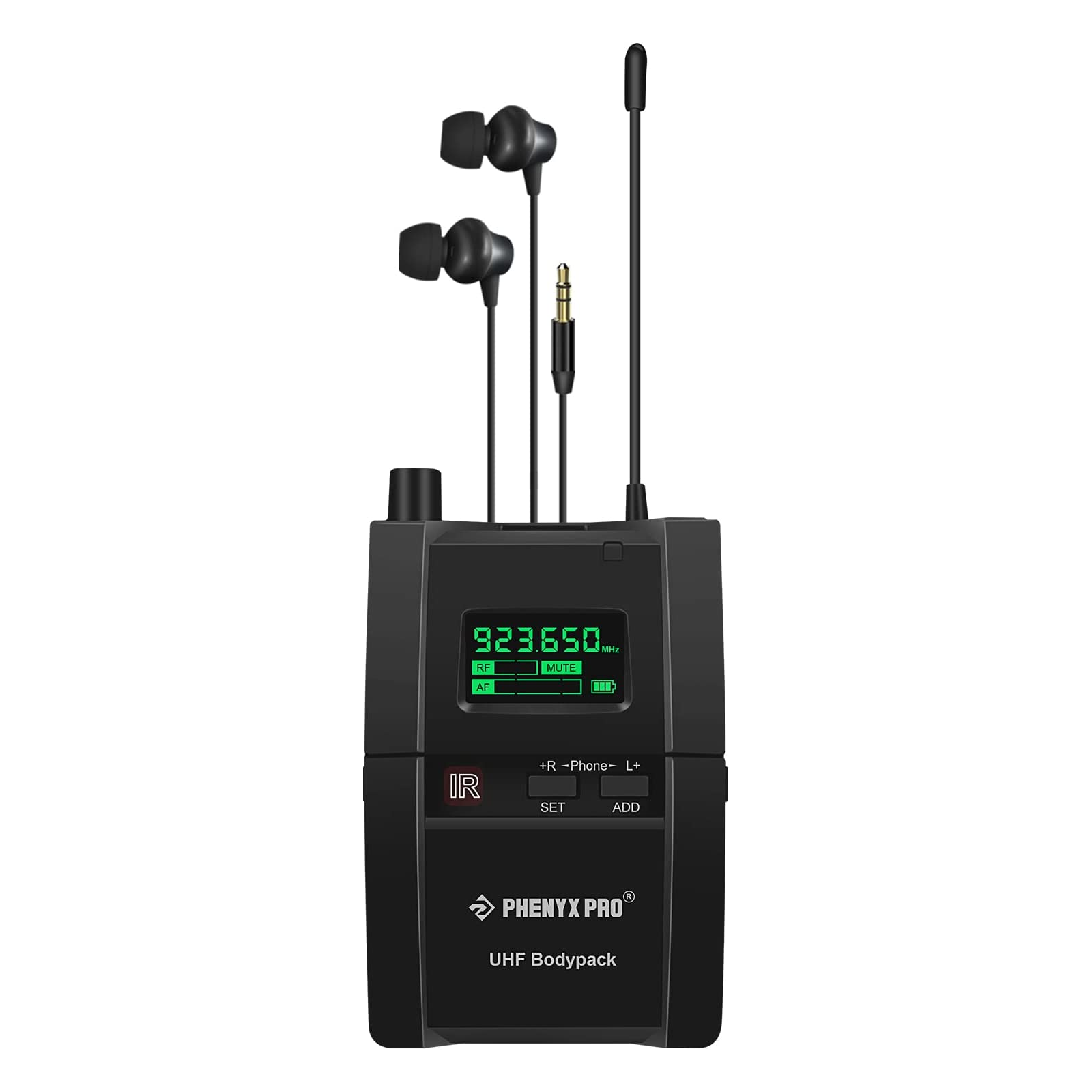 PMR-1 | 500 MHz - Stereo Wireless IEM Bodypack Receiver for PTM-10, System Parts, Phenyx Pro at MSMAV