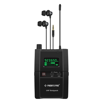 PMR-1 | 500 MHz - Stereo Wireless IEM Bodypack Receiver for PTM-10, System Parts, Phenyx Pro at MSMAV