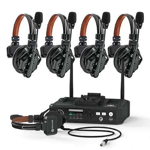 Hollyland Solidcom C1 Pro-Hub4S ENC 5-Person Full-Duplex Wireless Intercom System with Hub, Wireless Intercom System, Hollyland at MSMAV