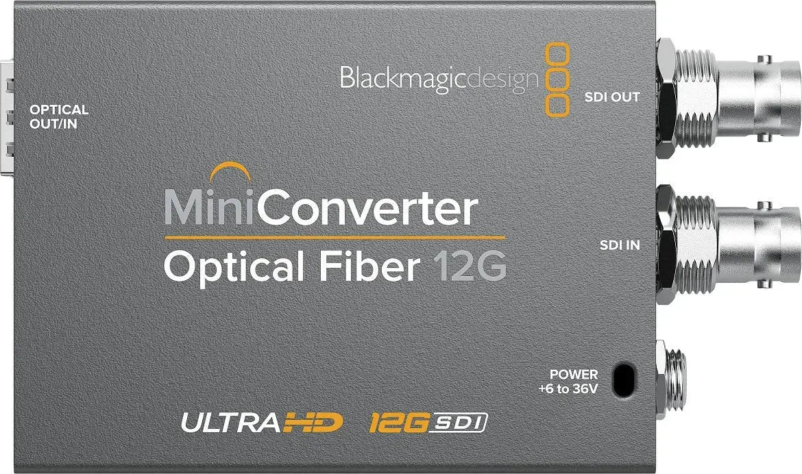 Blackmagic Design Mini Converter Optical Fiber 12G-SDI (No Optical Module Included), Video Transmission, Blackmagic Design at MSMAV