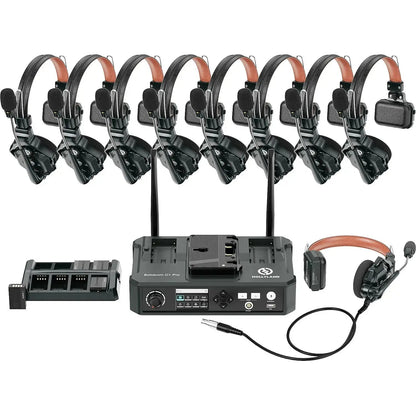 Hollyland Solidcom C1 Pro-Hub8S ENC 9-Person Full-Duplex Wireless Intercom System with Hub | Stocked in AU