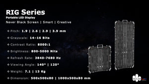 RIG Series Smart Curved Rental Events Never Black Led Screen P2.6 Indoor Pantallas Led Display Video Wall Panel at MSMAV