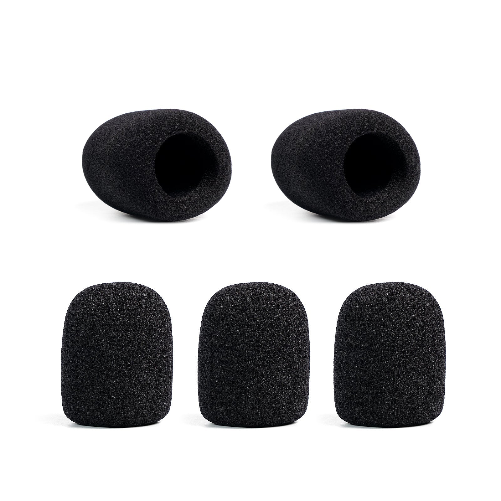 PTA-WDS5 - Black - Foam Mic Covers - Front - Phenyx Pro 