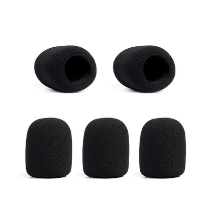 PTA-WDS5 - Black - Foam Mic Covers - Front - Phenyx Pro 