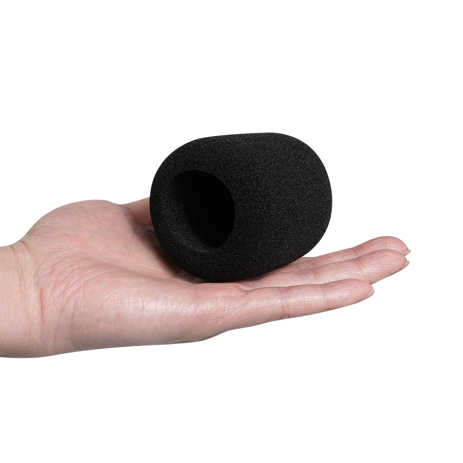 PTA-WDS5 - Black - Foam Mic Covers - Foam Microphone Cover in  Hand - Phenyx Pro 