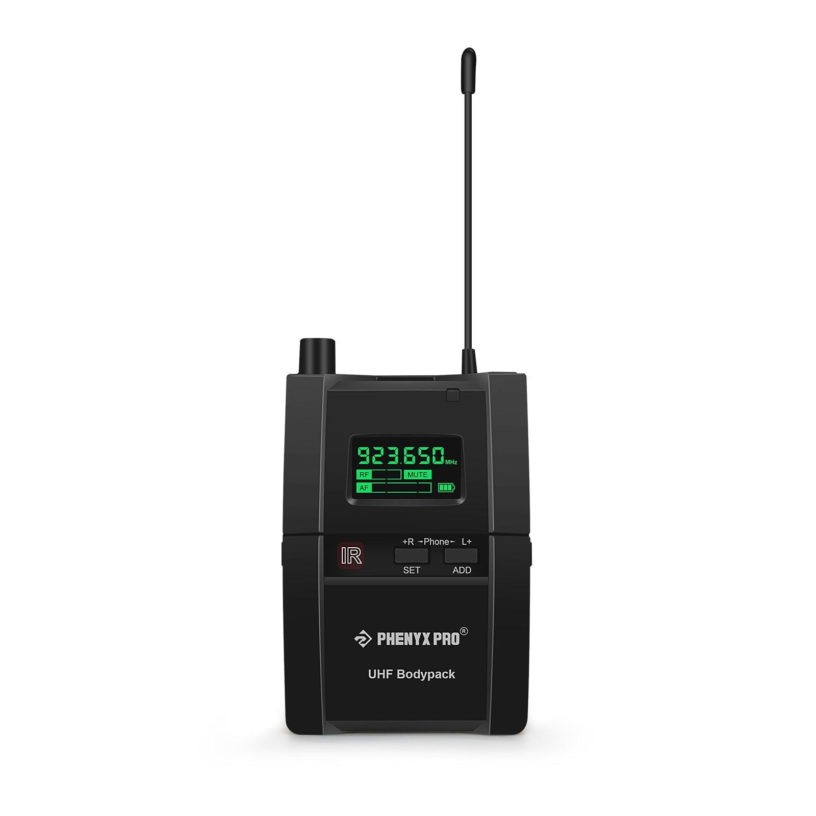 PTM-10-1B | UHF Stereo Wireless In-Ear Monitor System - MSM AV - MSMAV