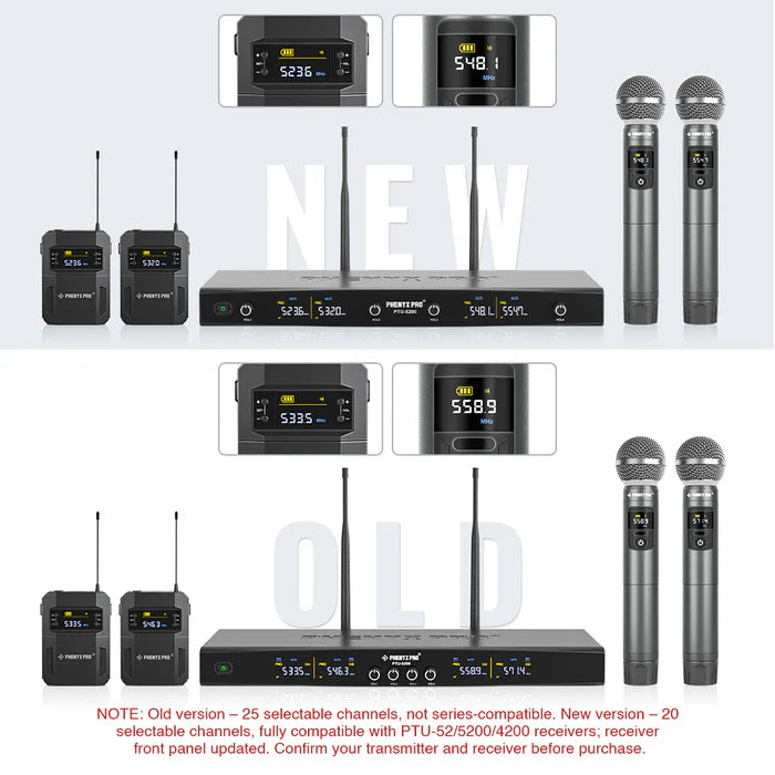 PWH-4200 | Wireless Handheld Microphone for PTU-52/5200/4200 | Stocked in AU