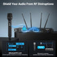 PTAU-2 | Dual-Channel Wireless Dynamic Mic System w/ Spectrum Analyzer - MSM AV - MSMAV