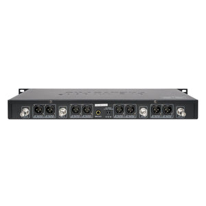 PTU-6000-4H4B | Eight-channel UHF Wireless Microphone System w/ Auto-Scan