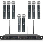 PTU-6000-8H | Eight-channel UHF Wireless Microphone System w/ Auto-Scan