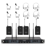 PTU-7000-4B | Quad UHF Wireless Microphone System w/ Auto-Scan - MSM AV - MSMAV
