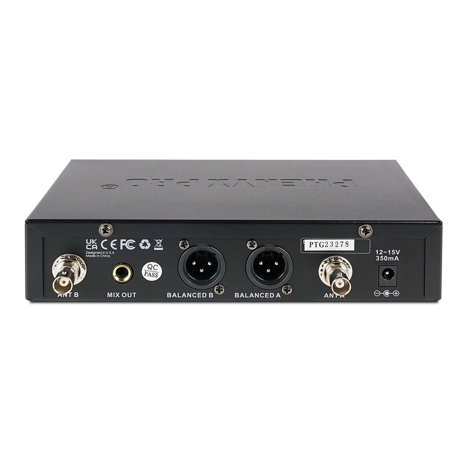 PTU-71-1H1B | Dual UHF Wireless Microphone System w/ Auto-Scan - MSM AV - MSMAV