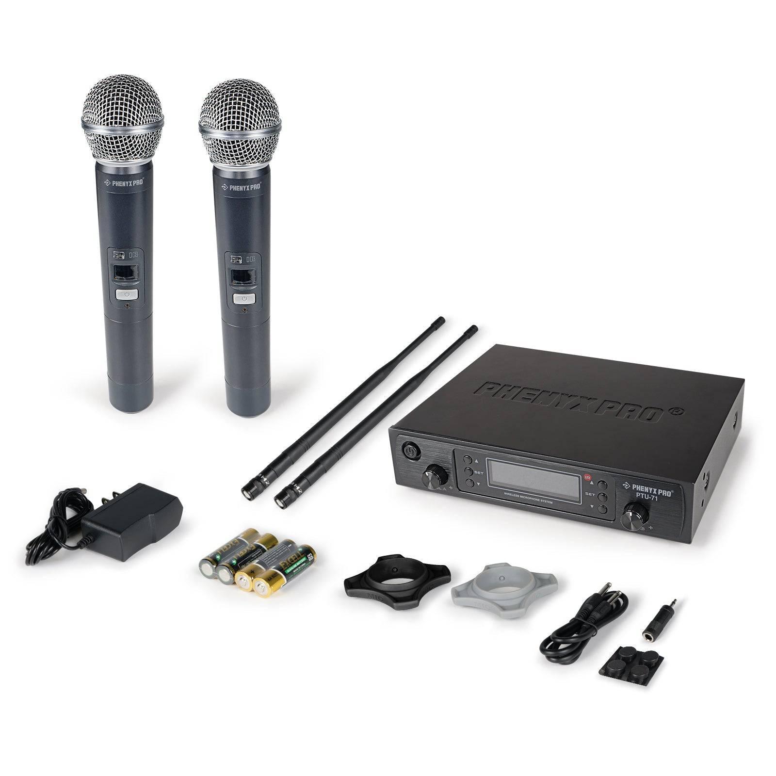 PTU-71-2H Wireless Microphone System – Dual UHF with Auto-Scan | Stocked in AU