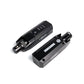 PTU-X - Black - Plug-on XLR Wireless Transmitter Receiver System - Front and Back View - Phenyx Pro