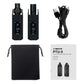 PTU-X - Black - Plug-on XLR Wireless Transmitter Receiver System - Product Kit Display - Phenyx Pro